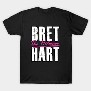 Bret Hart Black T-Shirt